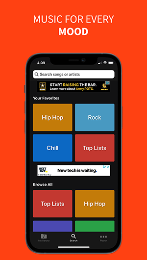 Trending Music app - Music For Every Mood