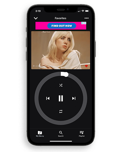 Trending Music App - Free music streaming interface