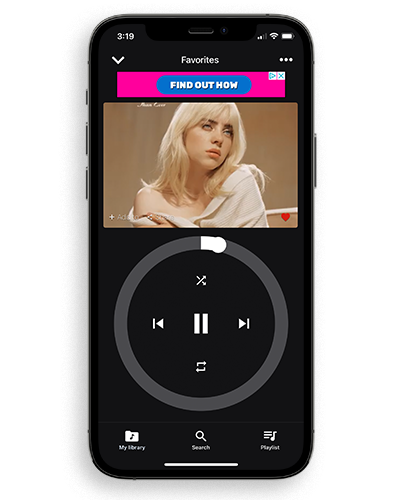Musi player for iPhone